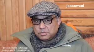 Noted endocrinologist and HOD Deptt of Endocrinology GMC Srinagar' Dr  Mohammad Hayat Bhat talks about need of precautions for Diabetic patients  in winters.