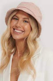Roze Bucket Hat Dames Vissershoedje Dameskleding Mode Hoofddeksels Outfits