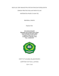 Nofi suhartini 15/5428/ppt/2211 telah disetujui oleh: Contoh Cover Proposal Penelitian Mosaicone
