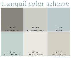 Any monochromatic color scheme will have a restful effect, but a bedroom decorated in shades of creamy white will be especially relaxing. Full Home Color Scheme Calming Colors Are So Popular Right Now In Home Decor Ca Calming Bedroom Colors Bedroom Paint Colors Master Bedroom Color Schemes