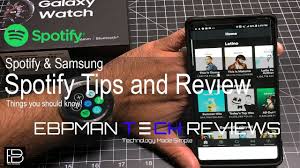 Samsung Galaxy Watch 2018 Spotify Tips And Tricks Samsung Galaxy Accessories Galaxy Spotify