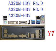 These allow for theoretical data transfer speeds of up to 6gb/s, as opposed to the 3gb/s of sata 2.0. Original I O Shield For Asrock A320m Hdv R3 0 R4 0 Ab350m Hdv Ebay