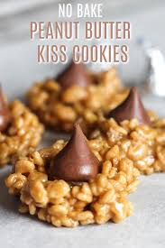 No Bake Peanut Butter Kiss Cookies Recipe Peanut Butter Kiss Cookies Peanut Butter Kiss Kiss Cookies