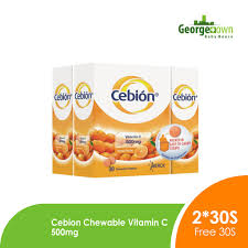 There's 500mg of vitamin c per tablet, in the form of ascorbic acid. Cebion Chewable Vitamin C 500mg 3x30 S Shopee Malaysia