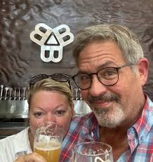 Lynn and I stopped in at Bissell Brothers in Portland Maine last week, one  of our favorite breweries. Just a fabulous selection of beer, so well made  and balanced. Absolutely loved the
