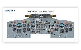 Not an approved training video for informational and. B737 200adv Cockpit Poster