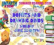 Donuts & Drawing Dinosaurs - Family Event