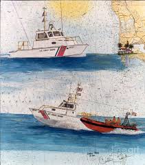 Us Coast Guard San Diego Nautical Chart Map Art Peek By Cathy Peek