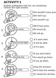 1º Condicional En Ingles Ingles Para Preescolar Educacion Ingles Actividades De Ingles