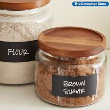 8.5 x 5.75x make your own flour and sugar canisters using chalkboard labels and large wide mouth glass containers. Pin On Kitchen Organization
