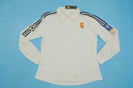 Real madrid champions league third shirt 2016/2017 #real #realmadrid #madrid #halamadrid #firstneverfollows #shirt #footballshirt #adidas #adidasfootball #illustrator #illustration #vector #maglia #jersey #camiseta #trikot #bethedifference #adizero #ucl #. Real Madrid 2001 2002 Home Long Sleeve Shirt Free Shipping