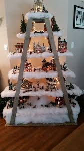 Check spelling or type a new query. Wooden Ladder Shelf For Christmas Village Project