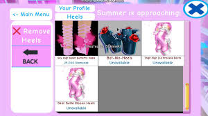 It is an item part of the dear dollie set. Dear Dollie Ribbon Heels Coming Soon Roblox Royale High Youtube