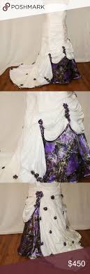 Sold Purple Camo Wedding Gown Bridal Dress Country Camo Wedding Purple Camo Bridal Dresses