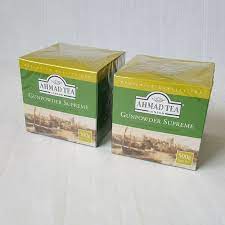 Ahmad Tea Loose Leaf Green Tea Gunpowder 17 64 Ounce 2 Packs Of 500g Ahmadtea Green Tea Gunpowder Loose Leaf