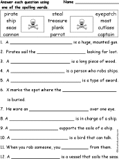 So, don't feel bad if you don't know all the answers. Spelling Word Questions Enchantedlearning Com