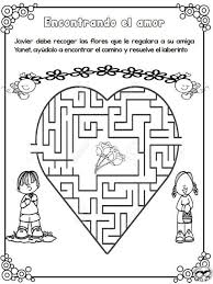 Recomendado para niños entre la edad de 4 y 5 anos. Tu Tarea Laberinto De Corazon Laberintos Actividades Educacion Montessori