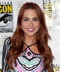 Anne Winters Long Wavy Red Hairstyle