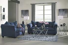 Darcy Blue Living Room Set From Ashley Coleman Furniture Blue Couch Living Room Blue Living Room Sets Couch Decor