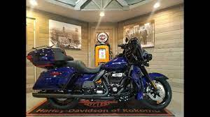 2020 Harley Davidson Electra Glide Ultra Limited Flhtk Zephyr Blue Black Sunglo Youtube
