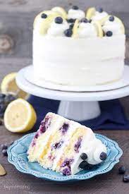 Moist Lemon Blueberry Cake With Mascarpone Frosting Easy Layer Cake Recipe Blueberry Lemon Cake Cake Blueberry Cake