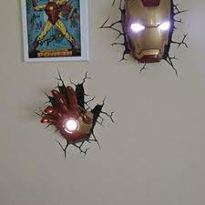 Comforting, cordless, decorative night lights are loved by kids and big ones alike. 3d Light Fx Marvel Iron Man Mask 3d Deco Led Wall Light Discontinued By Manufacturer 3d Deco Light Iron Man Mask 3d Light