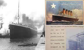 Was Titanic really considered unsinkable BEFORE her maiden voyage? Newly-unearthed document from 1911 reveals the truth | Daily Mail Online