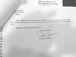 It is written from the point of view of a third party, but it can be easily modified as a sample for a personal letter from the convicted. Rep Pearce Writes Letter To Judge Urging Leniency At Duran Sentencing Local News Santafenewmexican Com