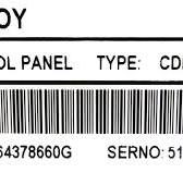ABB CDP312R Control Panel for ACS800 Drives 4x20 LCD 16-Button Interface