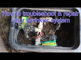How To Troubleshoot Repair Your Sprinkler System Youtube