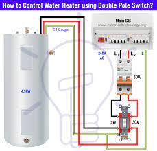 Canadian electrical code (ce code). How To Control Water Heater Using 1 2 3 4 Way Switches