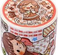 Amazon.com: Kawaii Washi Tape Organizer Cute Cartoon Girls ...