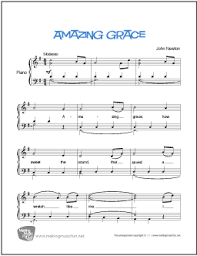 It is specifically arranged for beginning pianists. Amazing Grace Newton Easy Piano Sheet Music