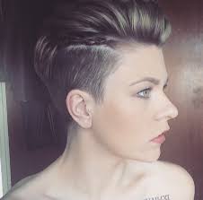 Pixie Undercut Faux Hawk With Braids Run A Little Mousse Through Wet Hair Then Blow Dry Backwa Short Hair Styles Short Hairstyles For Women Womens Hairstyles