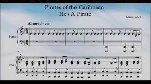 He's a pirate from the motion picture. Pirates Of The Caribbean He S A Pirate Piano Youtube