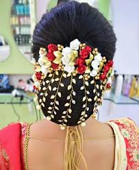 Checkout Traditional Women Bridal Hairstyle And South Indian Wedding Special Hairstyles Collections App Hairdo Wedding Indian Bride Hairstyle Indian Hairstyles
