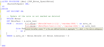 Update table set column1 = new_value1, column2 = new_value2,. How To Update A Table With A Stored Procedure With Xml Parameter In Sql 2008 Database Administrators Stack Exchange