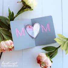 A great rainbow craft to make for. Mother S Day Heart Pop Up Card Diy With Cricut Maker
