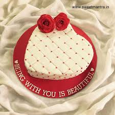 A classic, simple cake recipe for victoria sponge is one of the recipes that you should have in your repertoire. Love Valentine Theme Heart Shaped Fondant Cake For Valentine S Day At Pashan Pune Simple Anniversary Cakes Heart Shaped Cakes Engagement Cake Design
