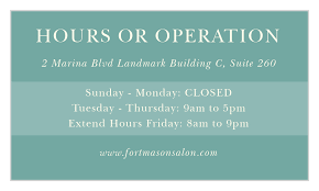 Lawn care or landscaping business card. Hours Of Operation Landscape Business Cards By Basic Invite
