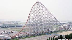 Steel Dragon 2000 Nagashima Spa Land Nagashima Kuwana Mie Japan Amusement Park Rides Roller Coaster Japan