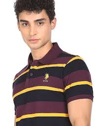 Buy U.S. Polo Assn. Cotton Pique Striped Polo Shirt