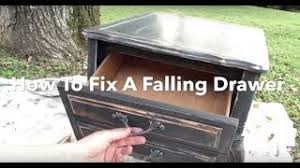 How to install full extension ball bearing drawer slides. Diy Hack Fix A Falling Drawer Drawer Falling Out Tilting Down Quck Temporary Fix Youtube