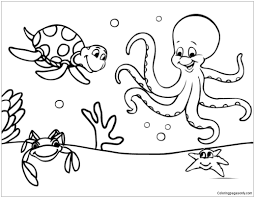 Do first define oceanography on the front over color anything below the ocean blue, and anything above the water brown staple the top of the ocean floor foldable notes to a blank sheet. Marine Life Under The Ocean Floor Coloring Pages Nature Seasons Coloring Pages Coloring Pages For Kids And Adults