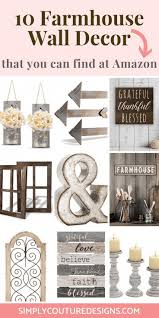 Farmhouse Wall Decor Finds At Amazon Look For Farmhouse Home Decor Item With Fabulous Prices Check Amazon Farmhouse Decor Farmhouse Wall Decor Farmhouse Wall