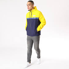 New Balance Coupe Vent Athletics 78 615650 60 Jaune Bleu Marine Laboutiqueofficielle Com