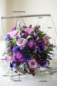 Wedding Bouquet Recipe A Hand Tied Bridal Bouquet Of Spring Purples Purple Wedding Bouquets Spring Wedding Bouquets Purple Wedding Flowers