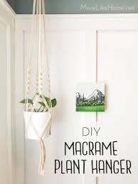 I have created another macramé wall hanging tutorial. More Like Home Diy Macrame Hanging Planter 30 Minute Project