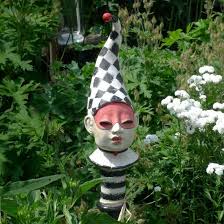 Gartenstecker Harlekin Mit Bildern Gartenstecker Harlekin Keramik Kunst