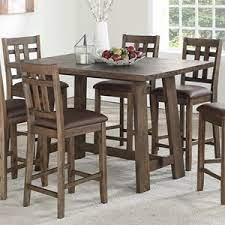 With colors and sizes that blend seamlessly with other home decors and furniture. Steve Silver Saranac Rustic 5 Piece Dining Set Wayside Furniture Pub Table And Stool Sets